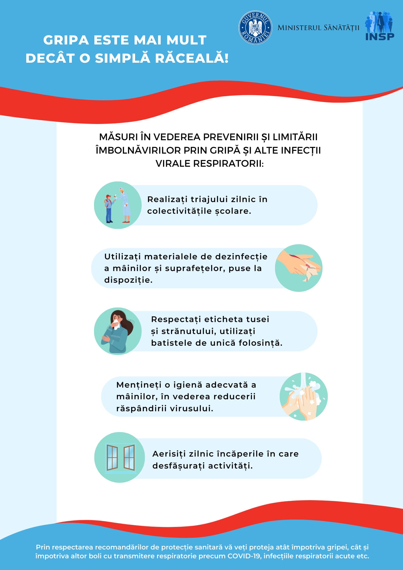 Gripa este mai mult decât o simplă răceală